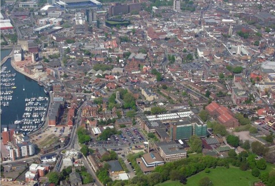 Ipswich Birdseye view things to do in Ipswich